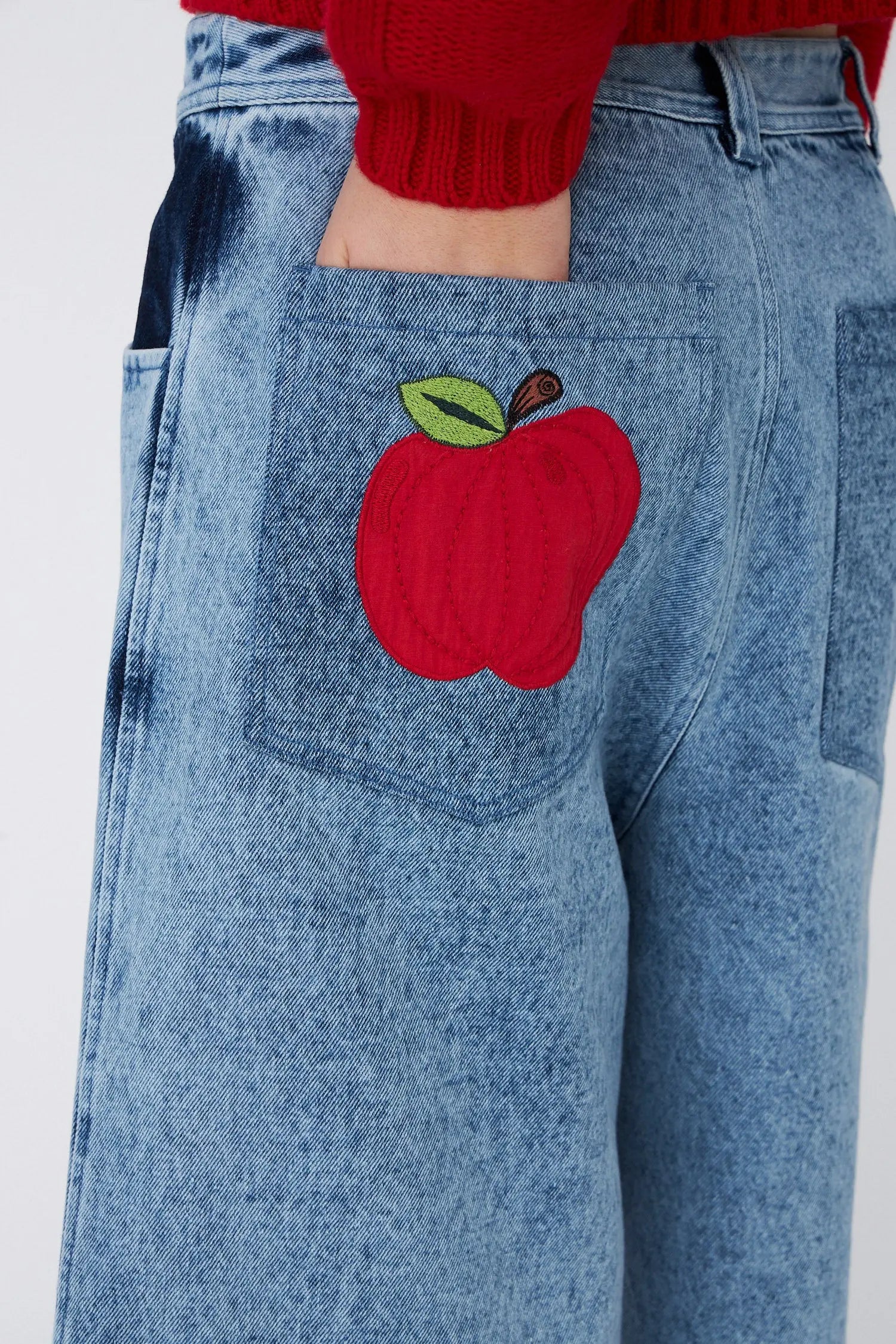 Stella Nova Long Denim Shorts Short Pants 305 Denim Blue