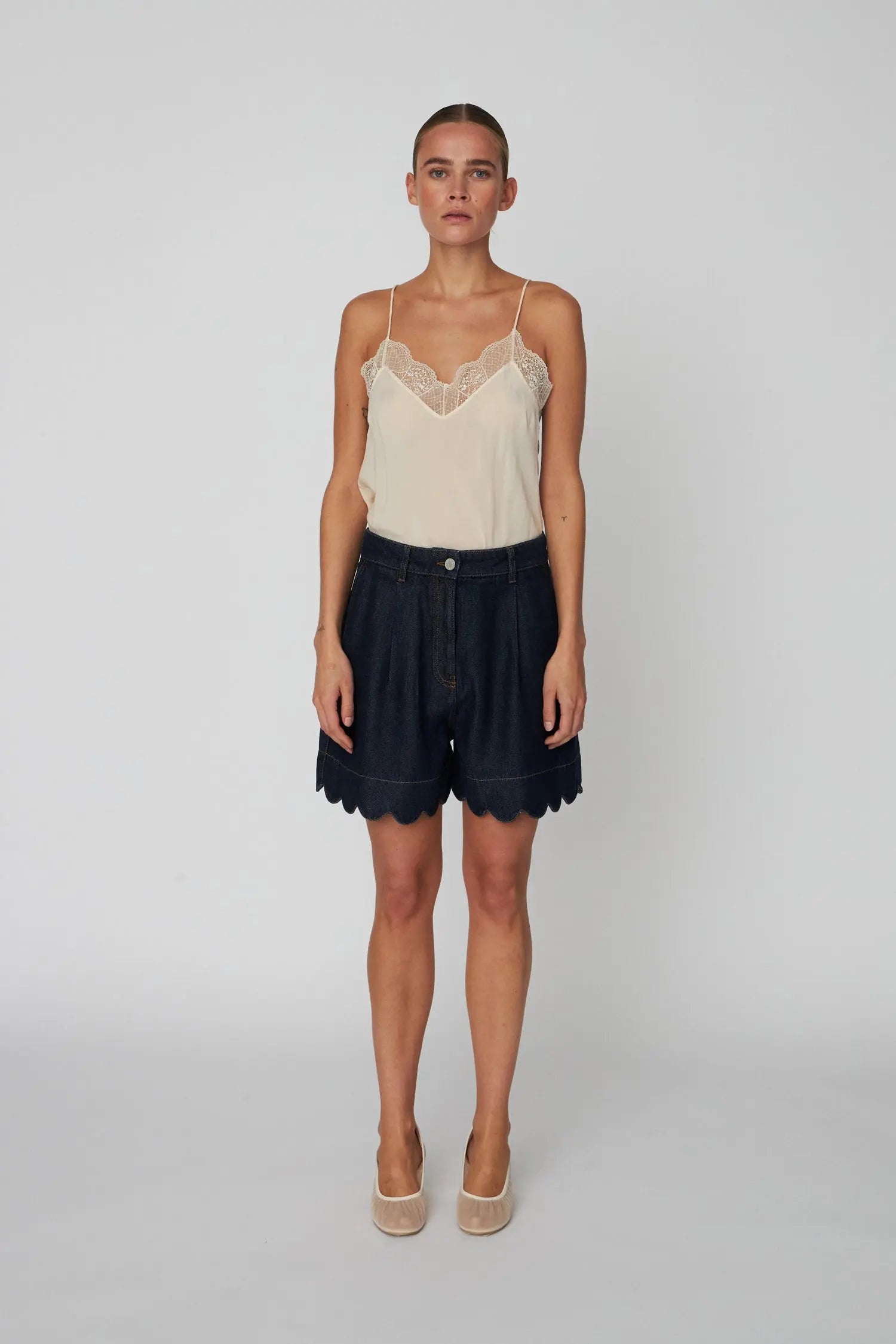 Stella Nova Blue Denim Shorts Short Pants 305 Denim Blue