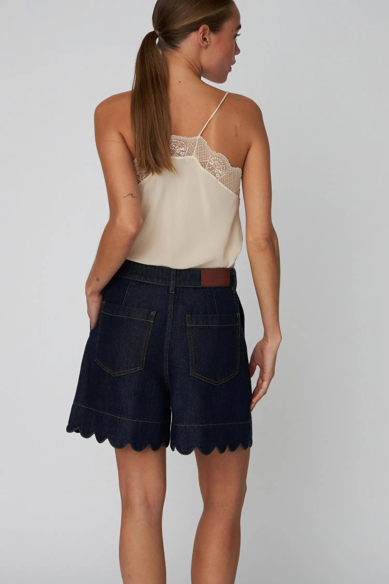 Stella Nova Blue Denim Shorts Short Pants 305 Denim Blue