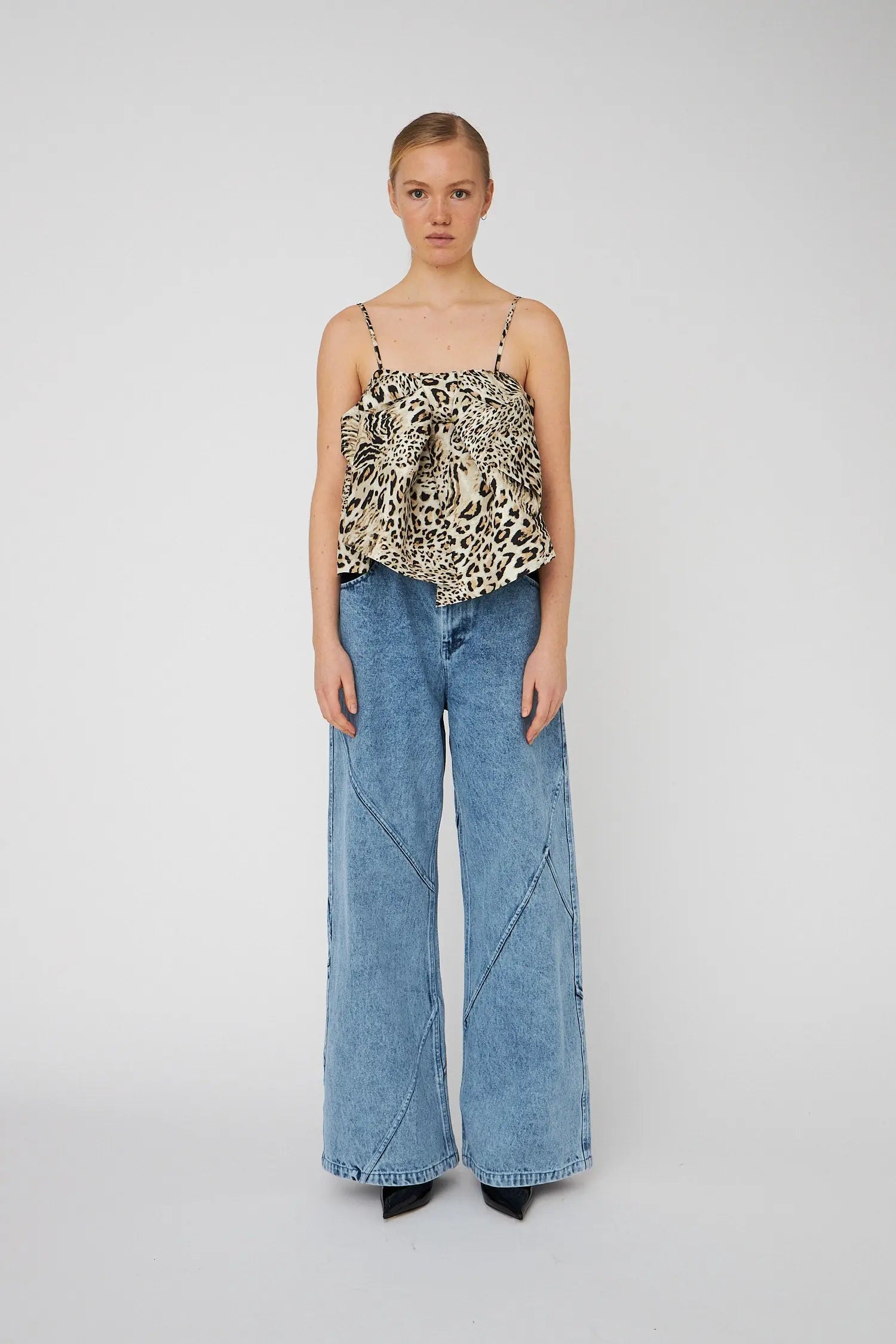 Stella Nova Crispy Bow Top Top 081 Leopard