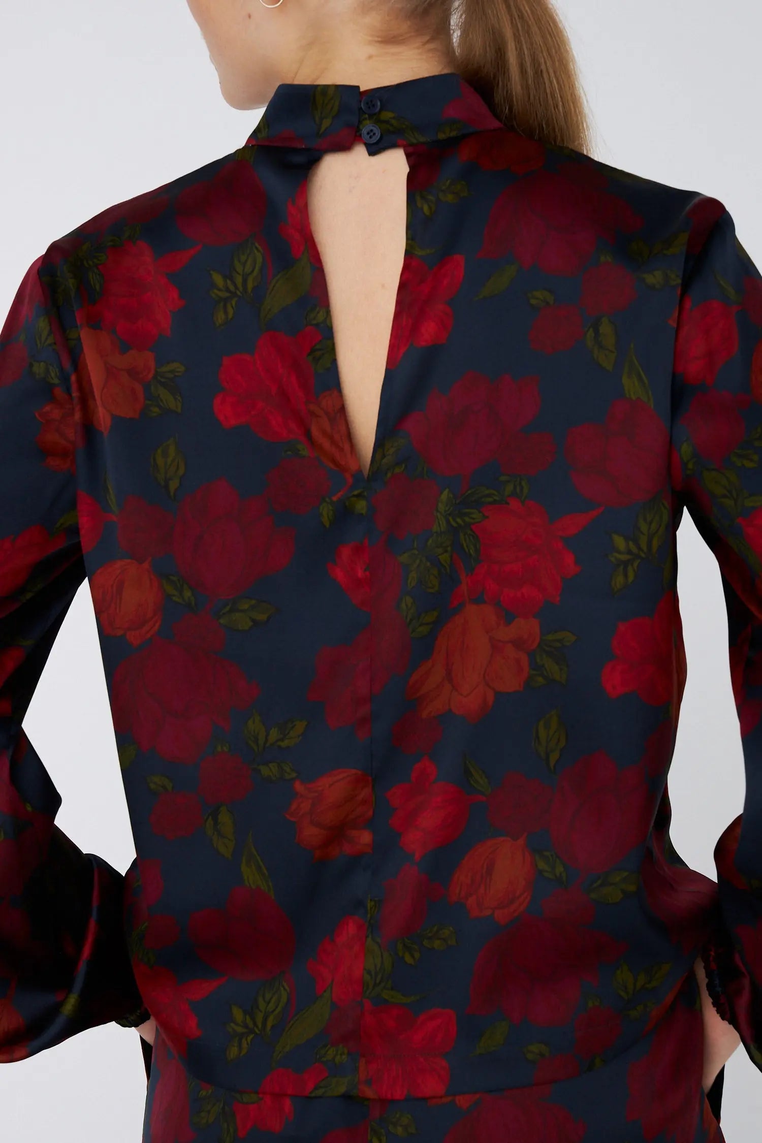 Stella Nova Silk Blouse Blouse 235 Flower Forest