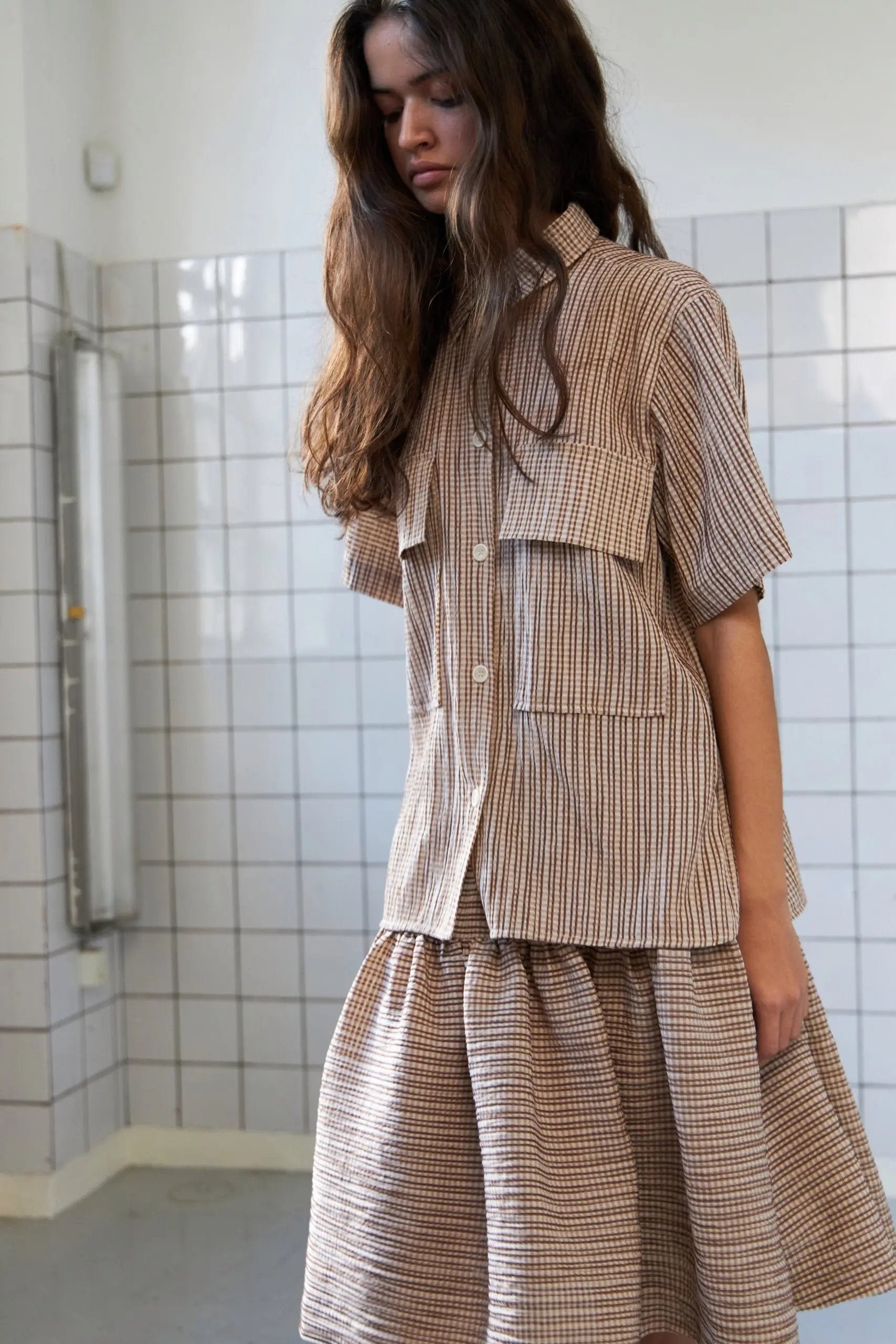 Stella Nova Tessie Shirt Shirt 792 Red Brown