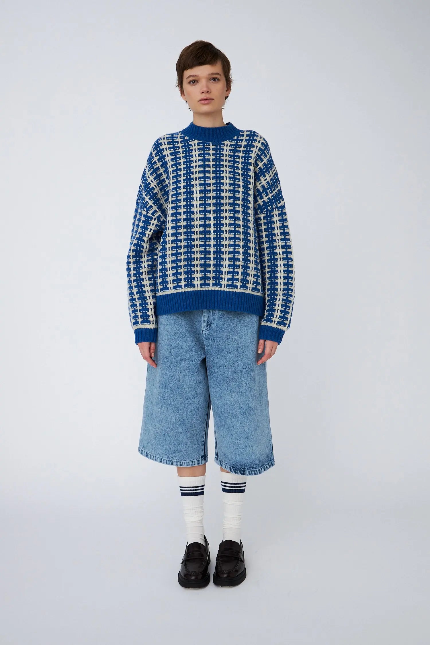 Stella Nova Wool Mix Sweater Sweater 300 Blue Sea