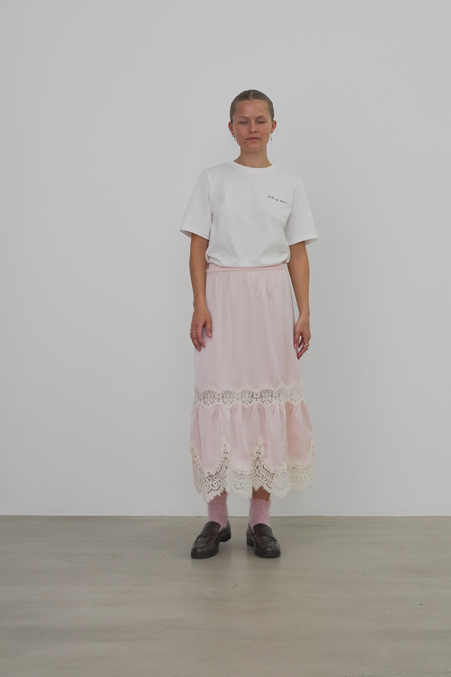 Stella Nova Delicate Lace Midi Skirt Skirt 150 Kiss Rose