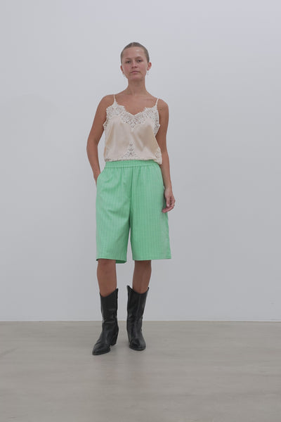 Stella Nova Pin Striped Shorts Short Pants 454 Bright Mint