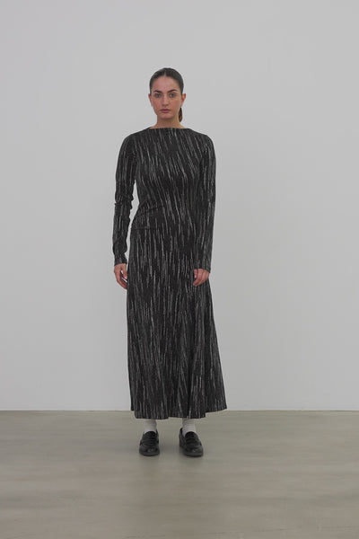 Stella Nova Lurex Jersey Maxi Dress Dress 865 Silver Lurex